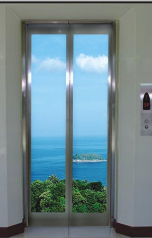 Formed Glass Door